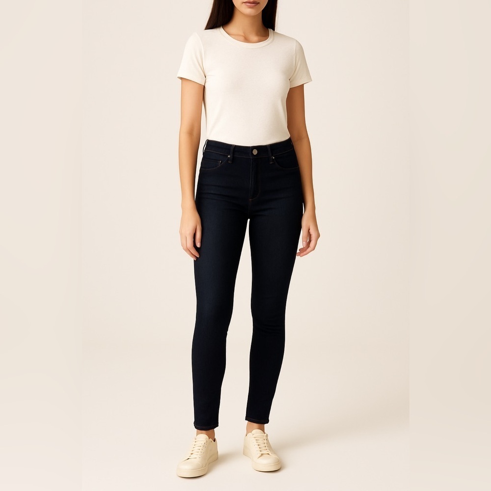 Pilcro and the Letterpress Dark Wash Skinny Jeans – Size 28